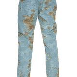 Sasha | Jacquard Denim Pattern Jean