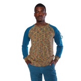 Nicholas | Men's Long Sleeve Variegated Sweater Knit Pullover