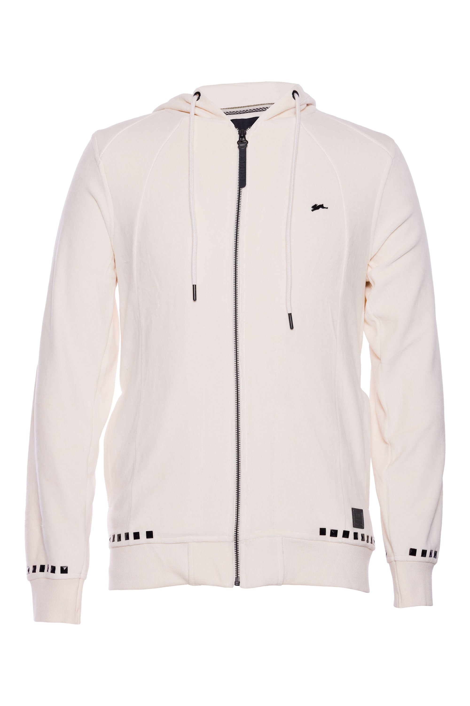 Davis | Zip Hoodie With Studs