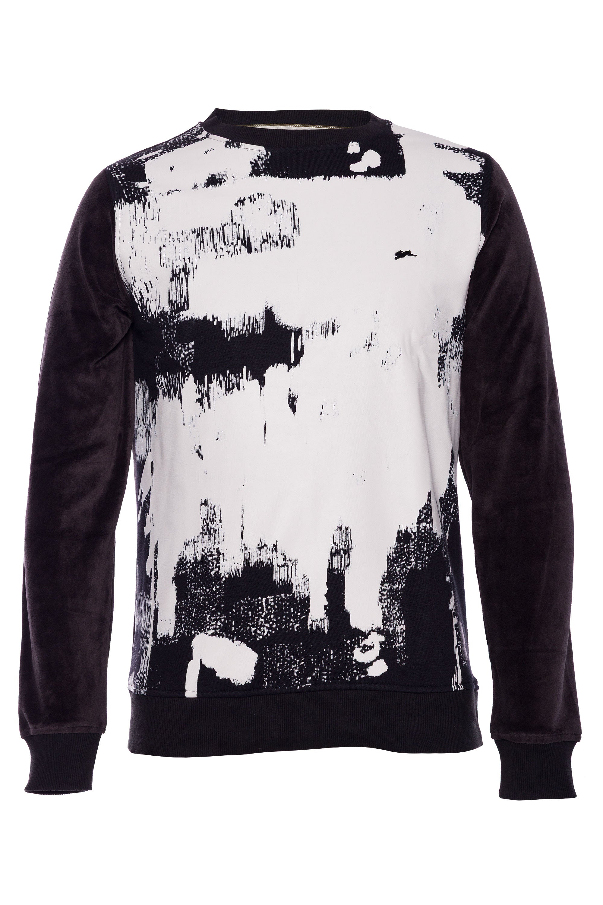 Barker | Graphic Print Fleece Crewneck