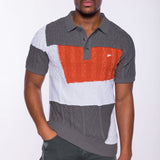 Sherwin | Sweaterknit Patchwork Polo