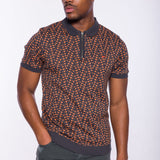 Mateo | Jacquard Knit Polo