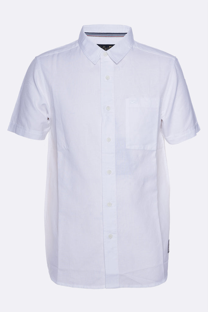 Arbor | Solid Cotton Linen Shirt