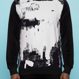 Barker | Graphic Print Fleece Crewneck