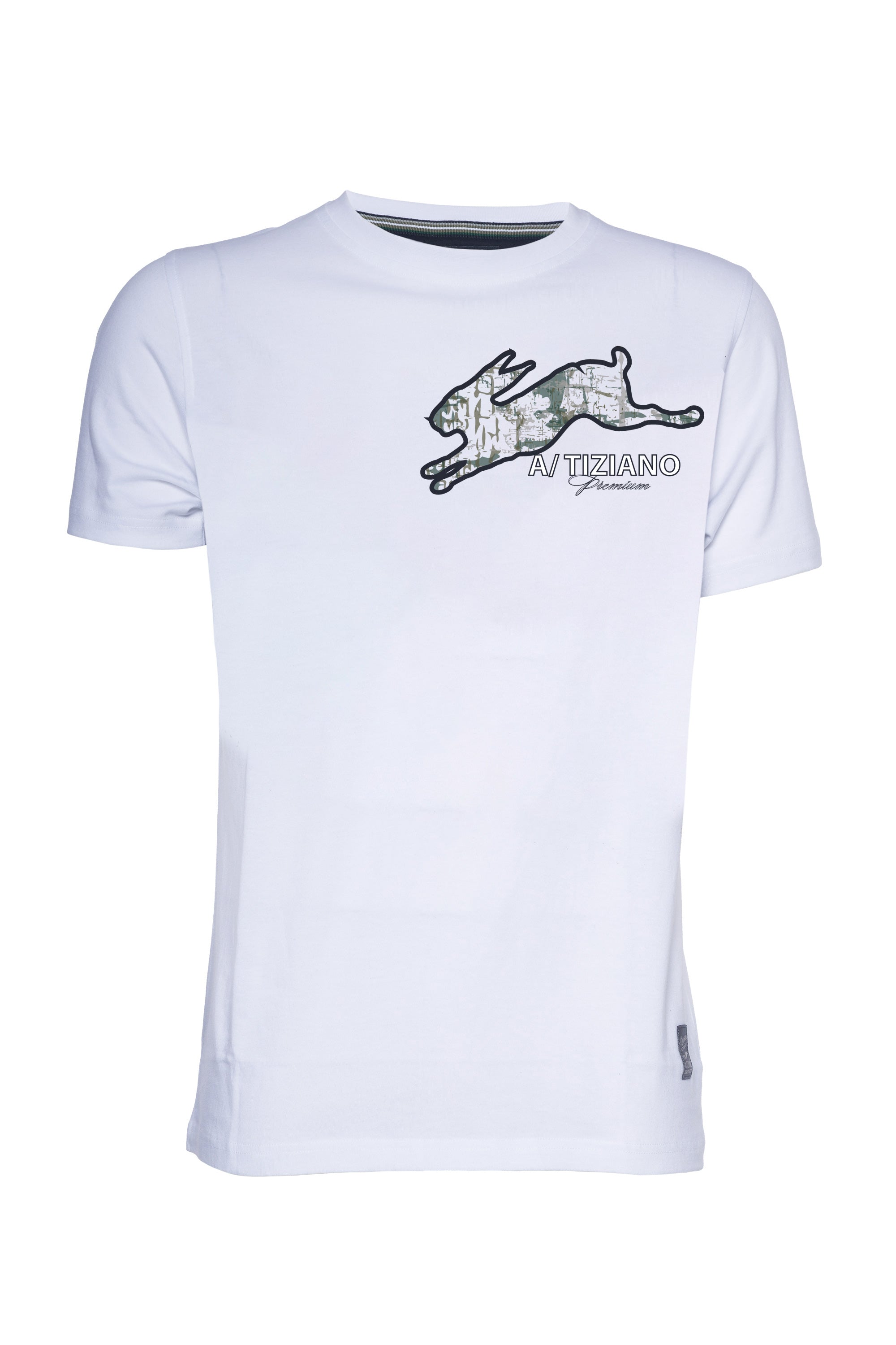 Breckan | Graphic Print Crewneck Tee