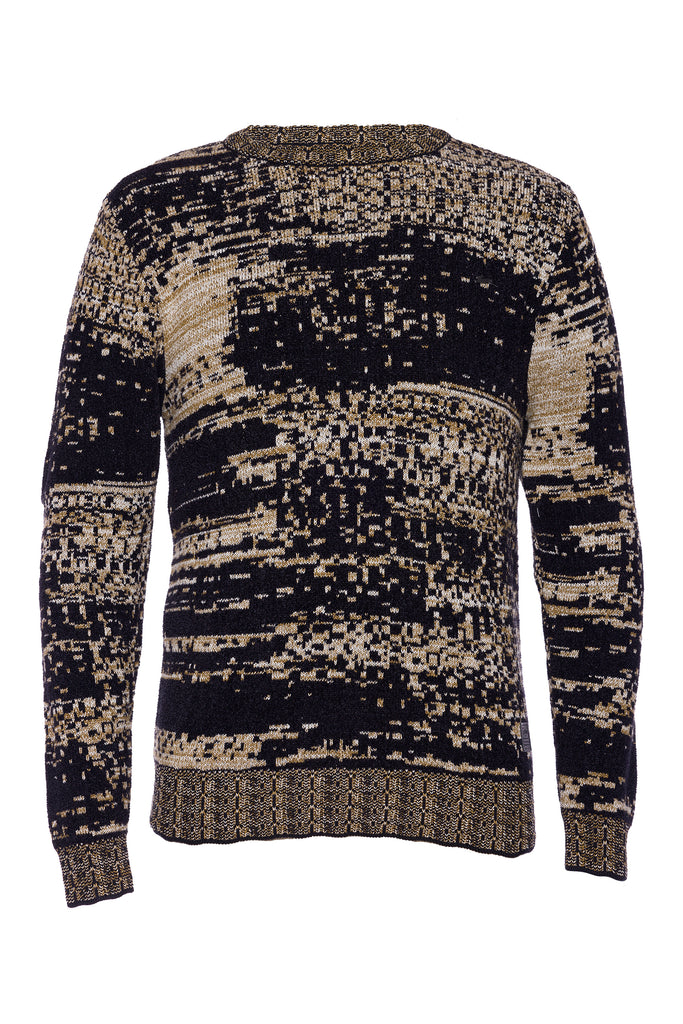 Cash | Glitch Pattern Sweater