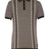 Corey | Jacquard Knit Polo