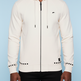 Davis | Zip Hoodie With Studs