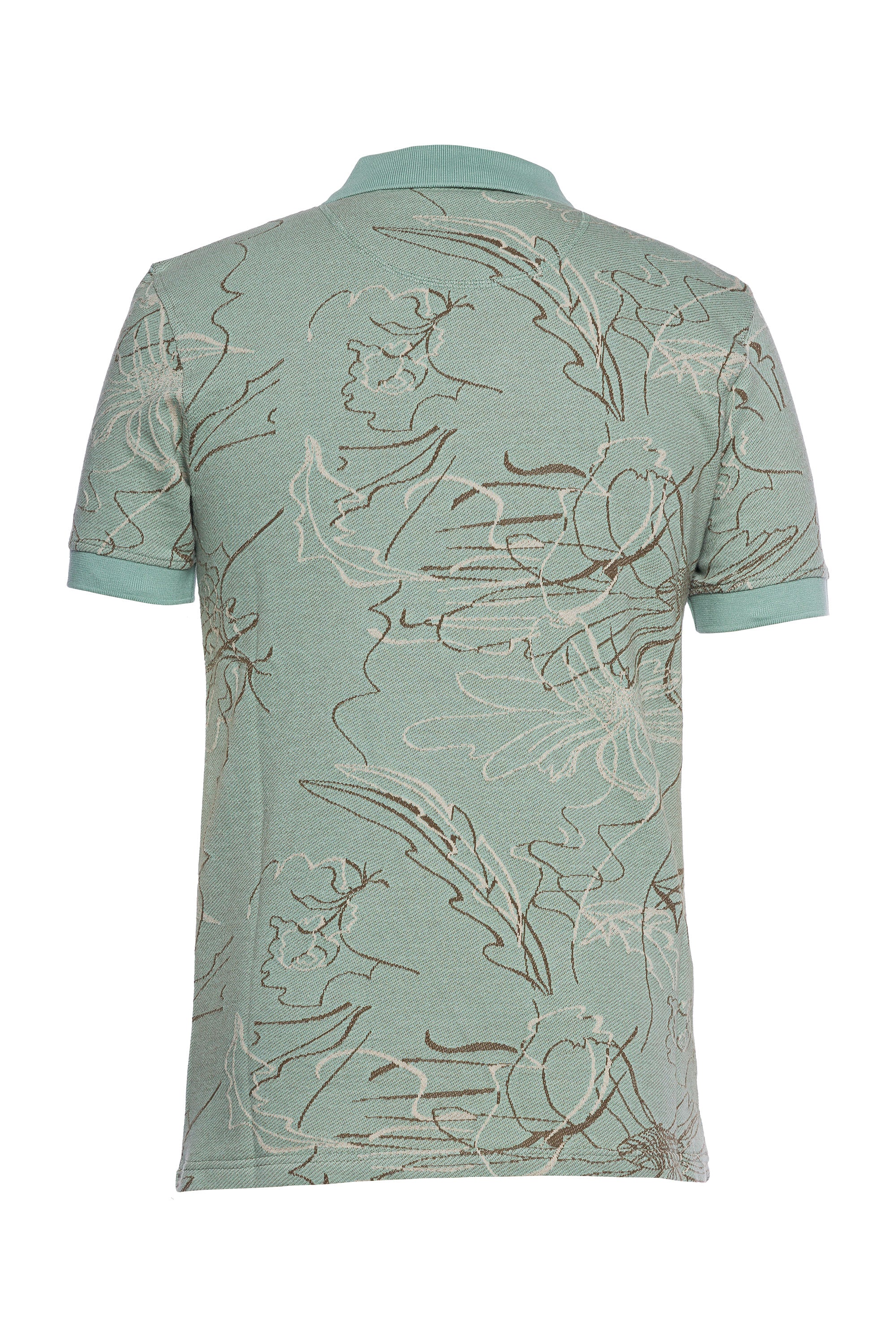 Karson | Floral Knit Polo