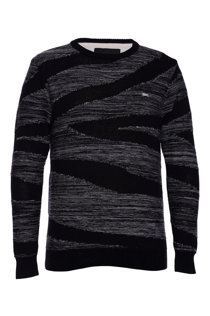 Luka | Zebra Pattern Crewneck