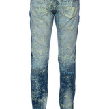 Mohamed | Printed Denim Jeans With Wash