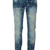 Mohamed | Printed Denim Jeans With Wash