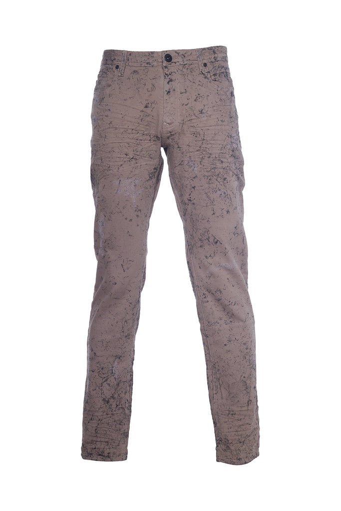 Morgan | Stretch Twill Jean With Spatter