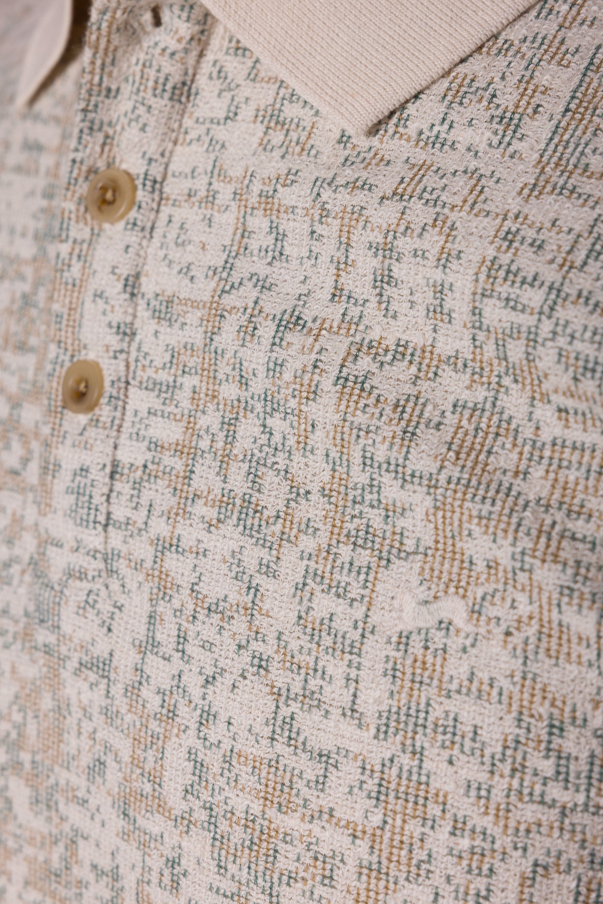 Percey | Jacquard Knit Polo – A.Tiziano