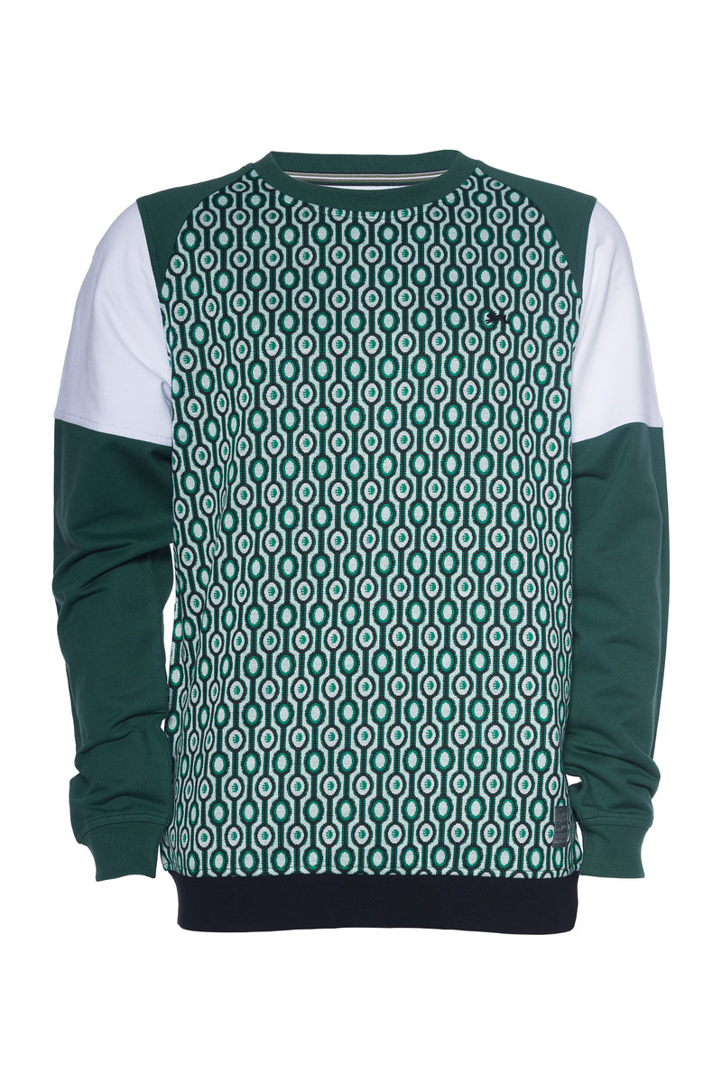 Quinton | Jacquard Knit Crewneck Sweater