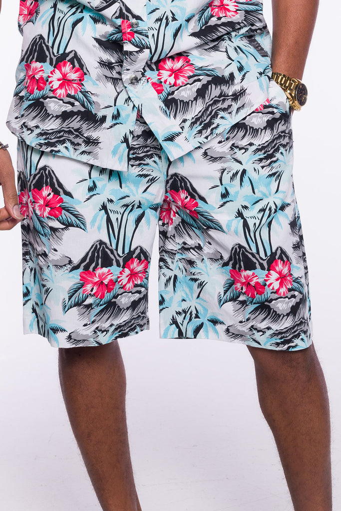 Stephan | Printed Linen Short