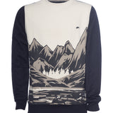 Taylor | Printed Fleece Crew