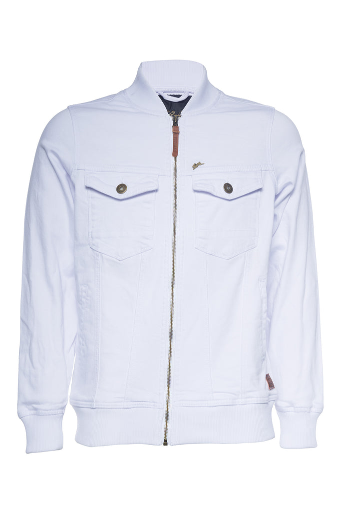 Tommy | Men's White Twill Jacket