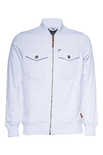 Tommy | Men's White Twill Jacket – A.Tiziano