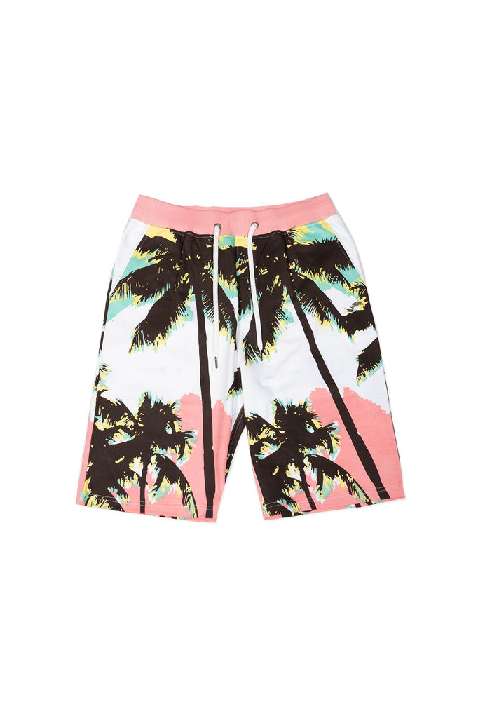 Gianns | Men's Tropical Print Knit Shorts