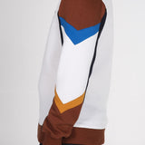 Eric | Men's Crew Neck Color Blocked Fleece Sweater