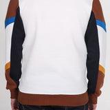 Eric | Men's Crew Neck Color Blocked Fleece Sweater