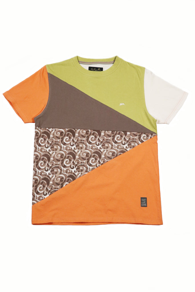 Warren | Men's Short Sleeve Color Blocked Crew Neck