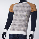 Roscoe | Men's Long Sleeve Color Blocked Crew Neck Pullover