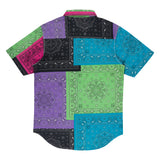 Melvin | Men's Bandana Print Poplin Shirt