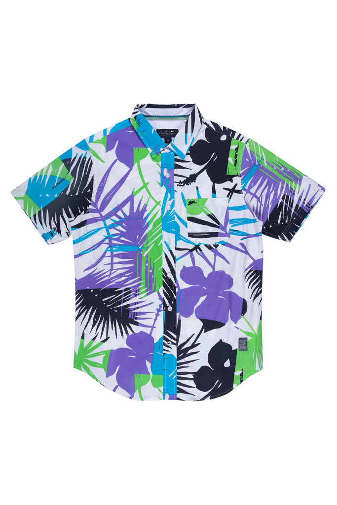 Jerome | Men's Floral Print Poplin Shirt