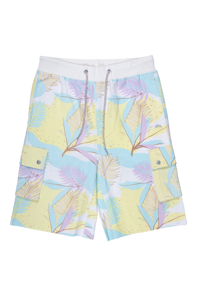 Adam | Men's Printed Linen Cargo Short