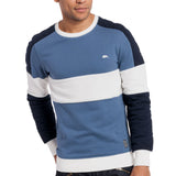 Pratt | Crew Neck Color Block Knit Top