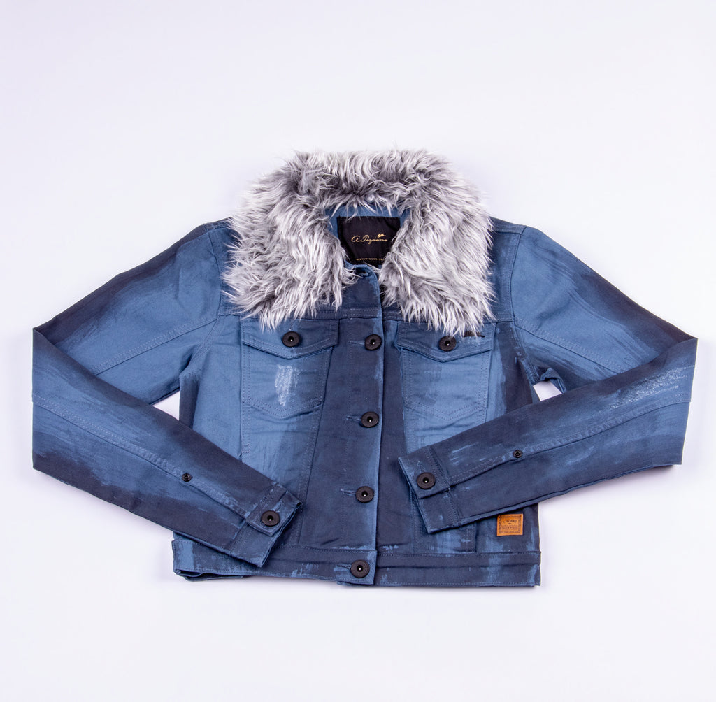 Francesca | Women's Cropped Denim Jacket