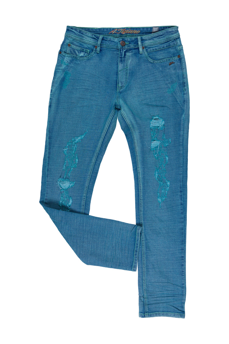 Floyd | Men's Washed and Stained Denim Jean