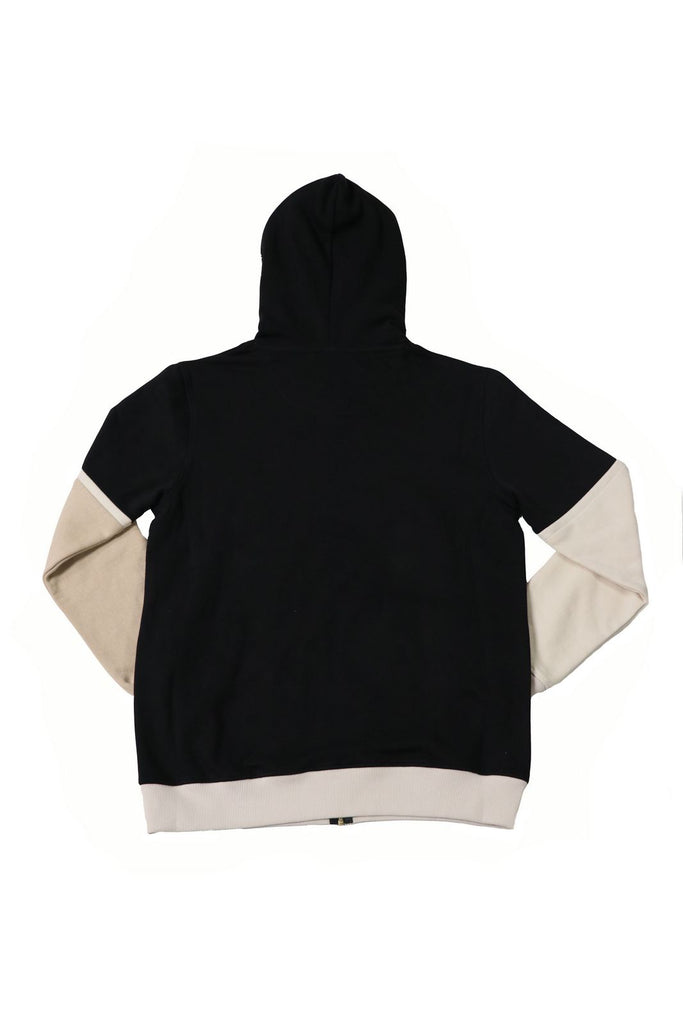 Colour block fleece discount hoodie