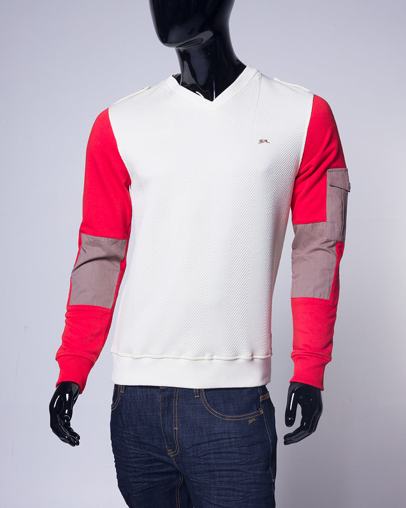 Wilson | Long Sleeve Color Blocked Crew Neck Pullover