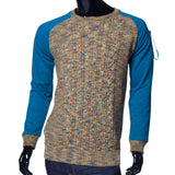 Nicholas | Men's Long Sleeve Variegated Sweater Knit Pullover