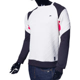 Clark | Men's Quilted Color Blocked Crew Neck Pullover