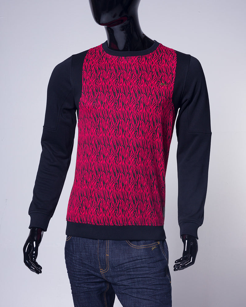 Dutton | Long Sleeve Textured Knit Crew Neck Pullover