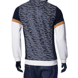 Jacques | Men's Long Sleeve Color Blocked Crew Neck Pullover