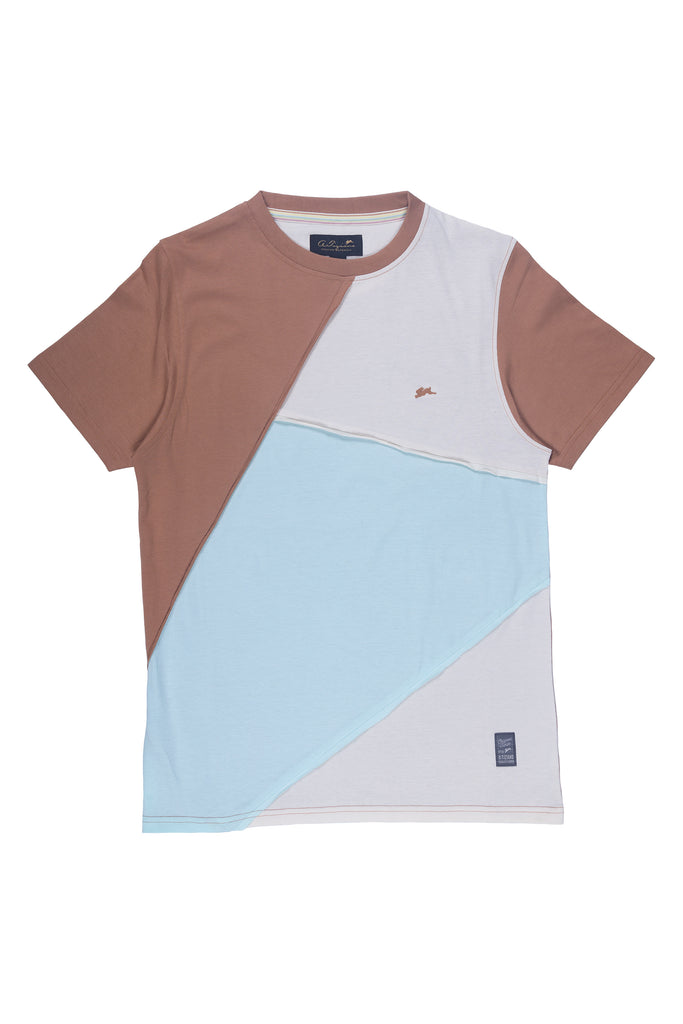 Amir | Men's Color Blocked Crew Neck Tee