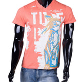 Andrew | Men's Graphic Print Tee Neck Tee