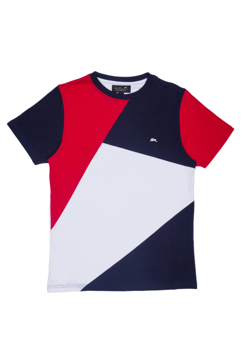 Branson | Men's Color Blocked Crew Neck Tee