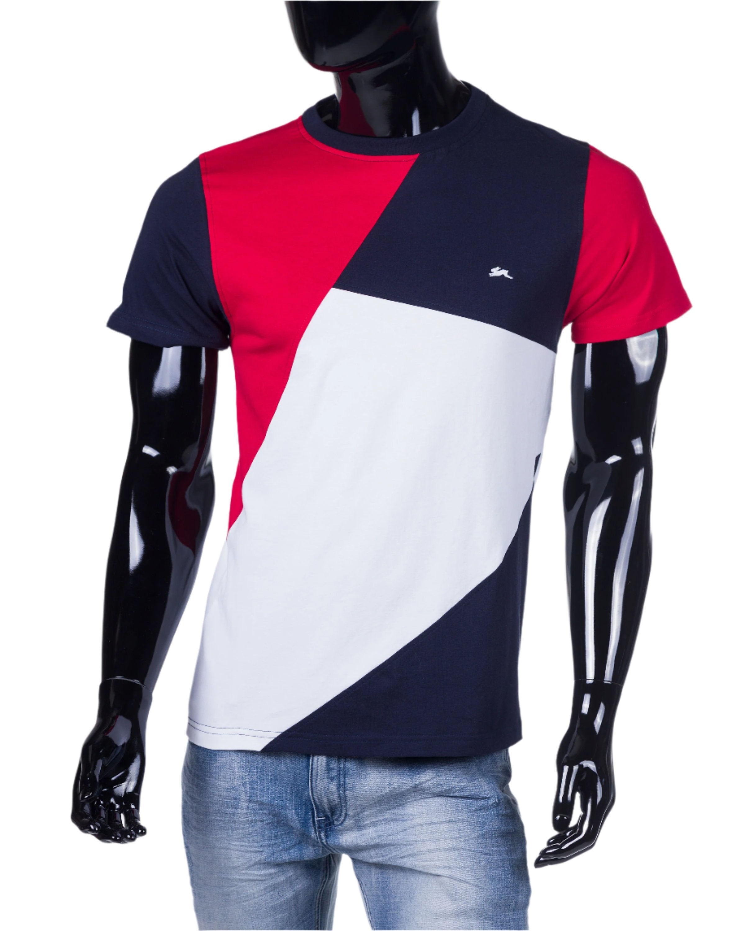 Branson | Men's Color Blocked Crew Neck Tee