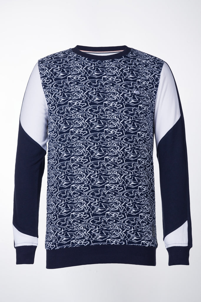 Camden | Men's Fancy Knit Crewneck