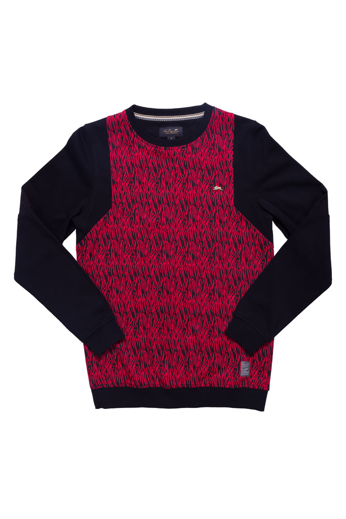 Dutton | Long Sleeve Textured Knit Crew Neck Pullover