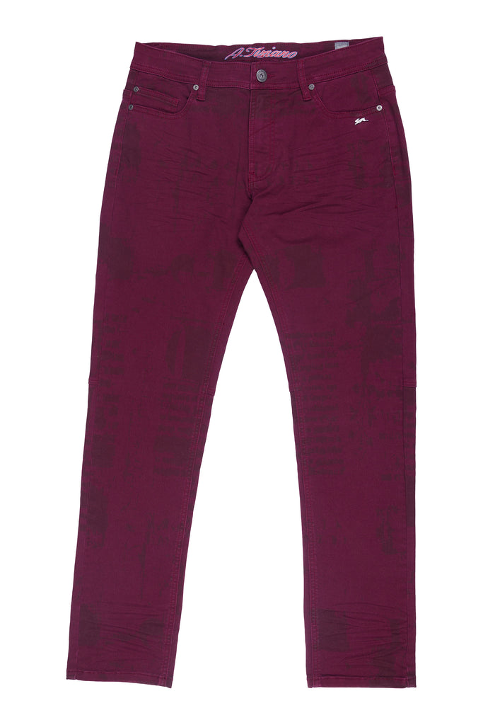 Dell | Men's Printed Stretch Twill Jean