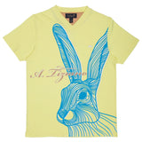 Dontay | Men's Graphic Print Vee Neck Tee
