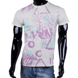 Evan | Men's Graphic Print Crew Neck Tee