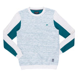 Jedson | Long Sleeve Quilted Jacquard Knit Crew